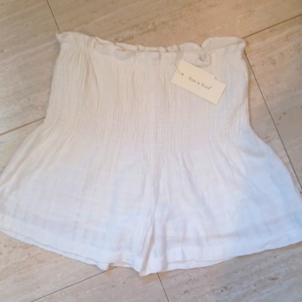 NWT Sim & Sam Ruched Waist Shorts